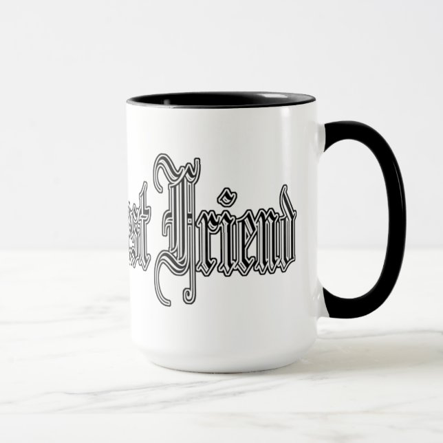 caneca do melhor amigo do world (Direita)