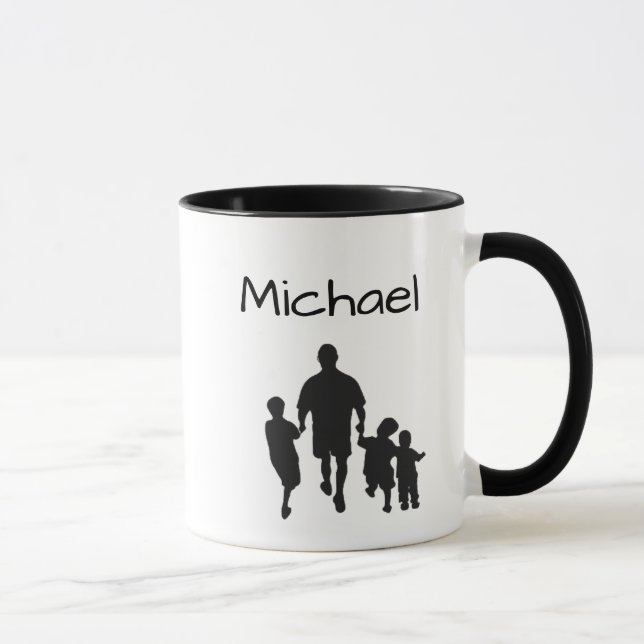 Caneca do Melhor Pai do Mundo com Nome (Direita)