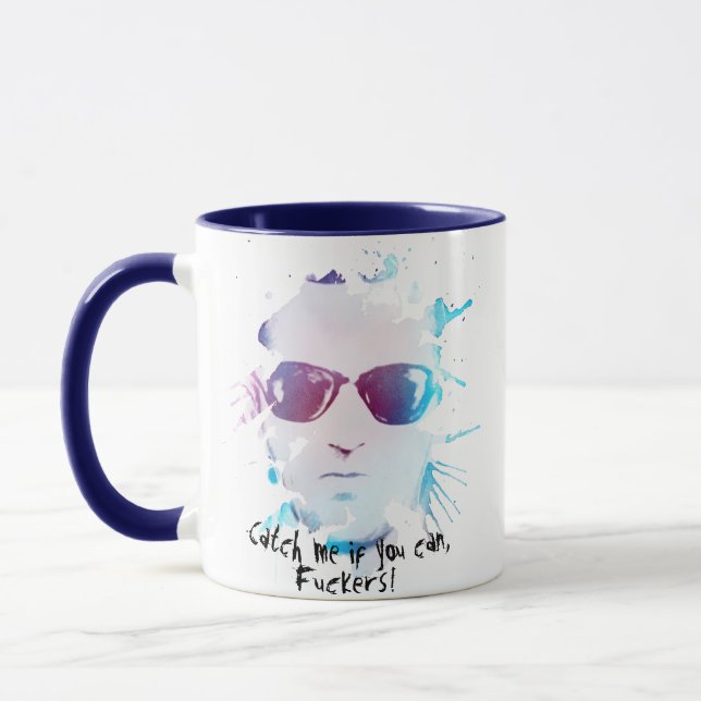 Caneca do Meme D.B. Cooper - Me Pegue Se Puder Pre (Esquerda)