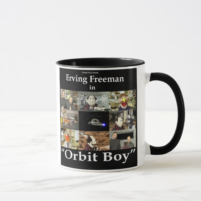Caneca do menino da órbita (Direita)