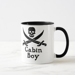 Caneca do menino de cabine