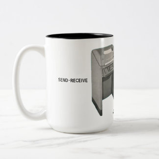 Caneca do modelo 28 do teletipo