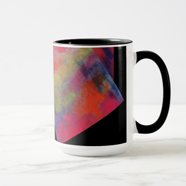 Caneca do monograma do design do abstrato do (Direita)