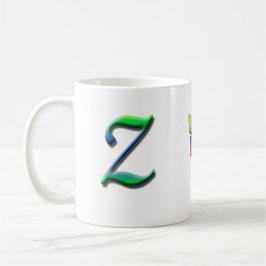 Caneca do monograma Z
