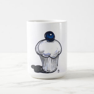 Caneca do muffin de blueberry