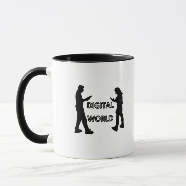 Caneca do Mundo Digital (Esquerda)