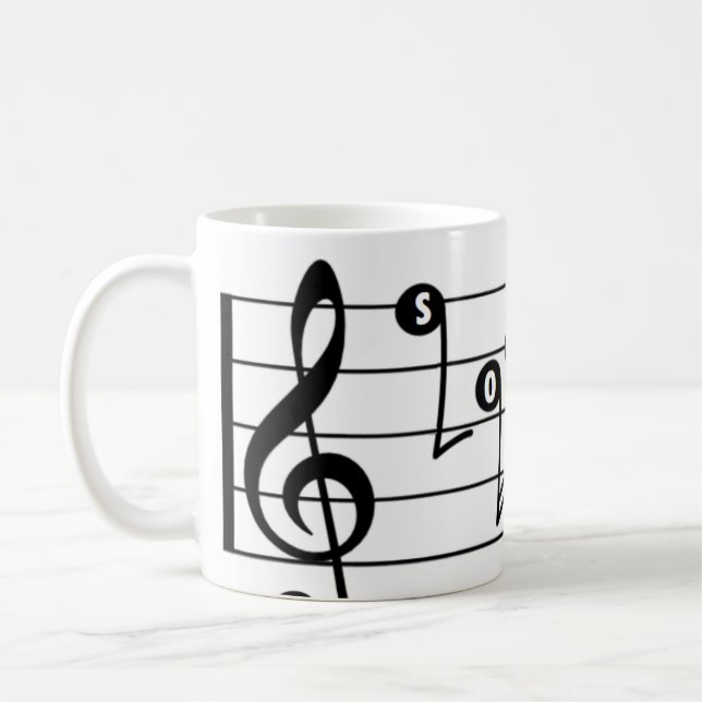 Caneca do Musical do cantor do soprano (Esquerda)