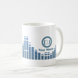 Caneca do músico do DJ personalizada