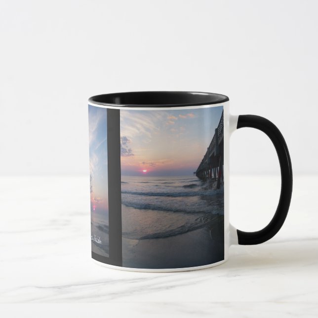 Caneca do nascer do sol da praia de Jacksonville (Direita)