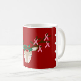Caneca do Natal da consciência do cancro da mama