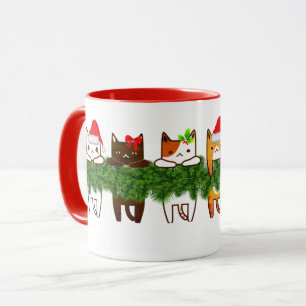 Caneca do Natal de Meowy