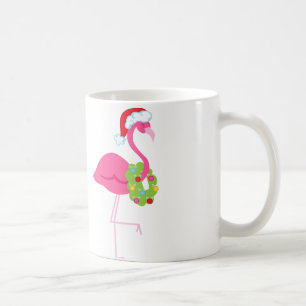 Caneca do Natal do flamingo