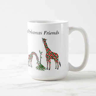 Caneca do Natal, do "girafas Natal "
