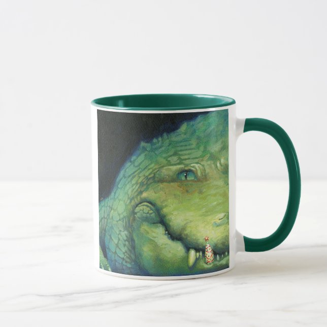 Caneca do Natal do jacaré (Direita)