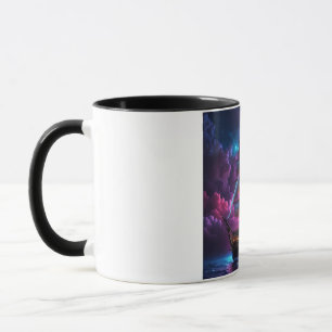 Caneca do Navio Pirata da Galáxia - Cerâmica do Es