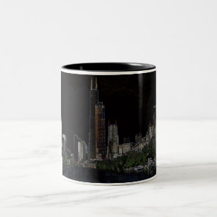 Caneca do néon de Sears Tower