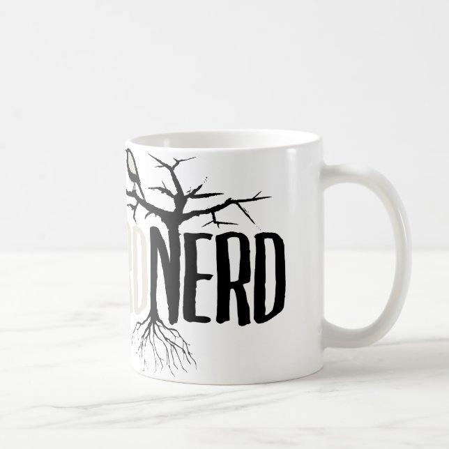 Caneca do nerd do pássaro (Direita)