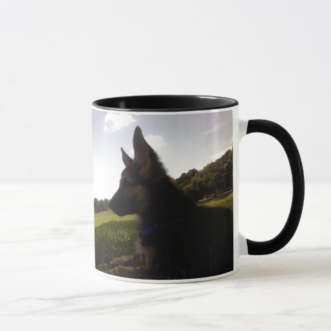 Caneca do neto do german shepherd (Direita)