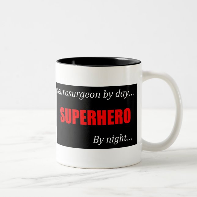 Caneca do neurocirurgião do super-herói (Direita)