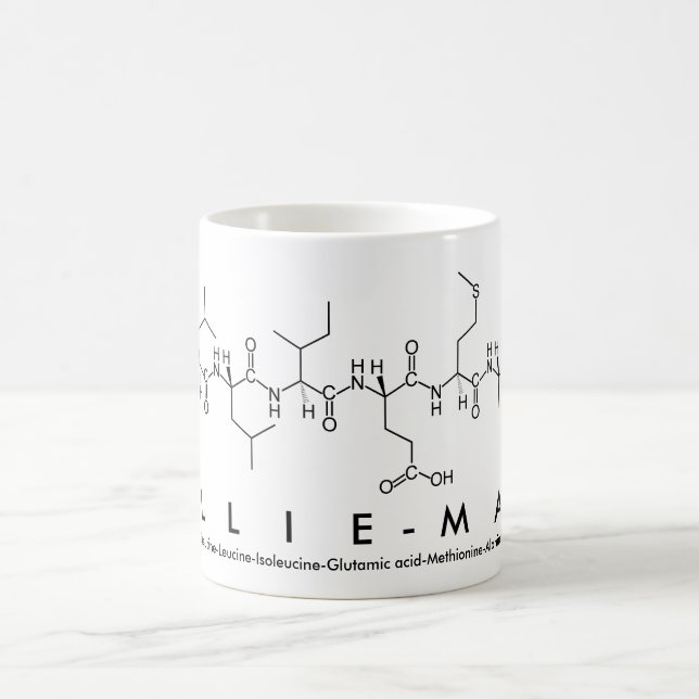 Caneca do nome do peptide de Ellie-Mae (Centro)