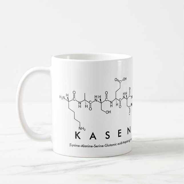 Caneca do nome do peptide de Kasen (Esquerda)