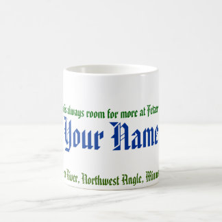 Caneca do nome do rio do urso