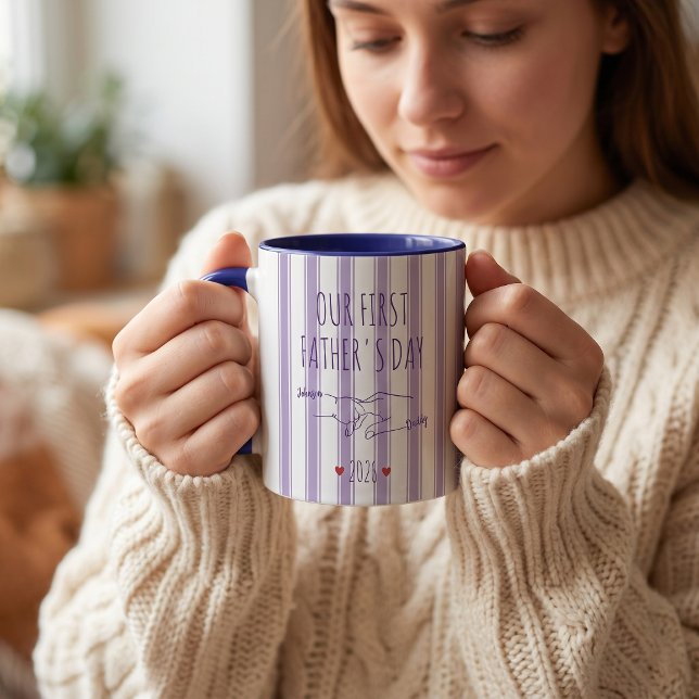 Caneca do Nosso Primeiro Dia dos Pais (Criador carregado)