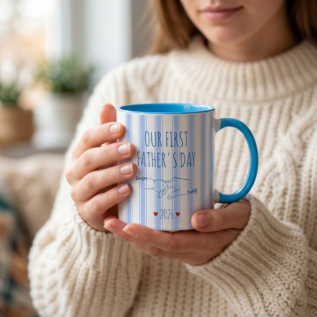 Caneca do Nosso Primeiro Dia dos Pais (Criador carregado)