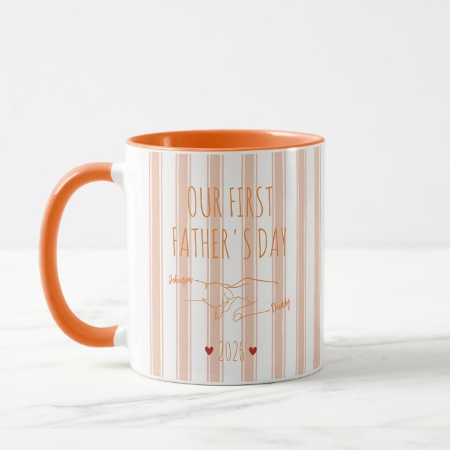 Caneca do Nosso Primeiro Dia dos Pais (Esquerda)