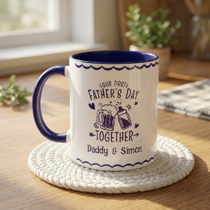 Caneca do Nosso Primeiro Dia dos Pais Juntos