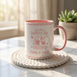 Caneca do Nosso Primeiro Dia dos Pais Juntos