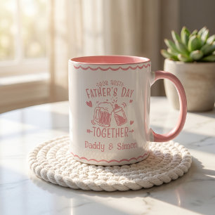Caneca do Nosso Primeiro Dia dos Pais Juntos