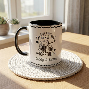 Caneca do Nosso Primeiro Dia dos Pais Juntos