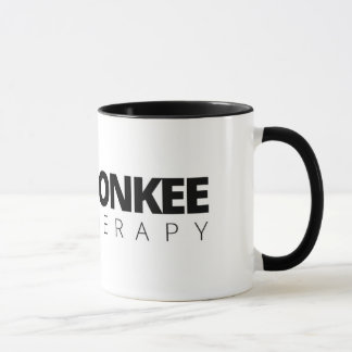 Caneca do oficial da terapia de Monkee da peúga