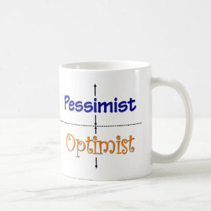 Caneca do Optimista-Pessimista