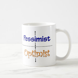 Caneca do Optimista-Pessimista