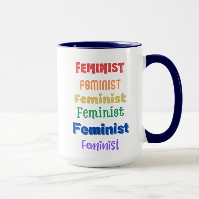caneca do orgulho feminista (Direita)