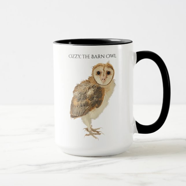 Caneca do Ozzy a Coruja-das-Torres (Direita)