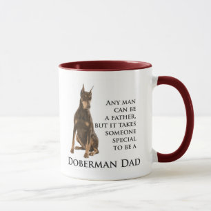 Caneca do pai do Doberman