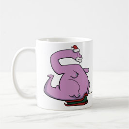 Caneca do papai noel do Brontosaurus