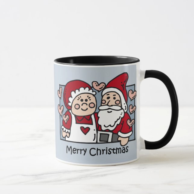 Caneca do papai noel do Feliz Natal (Direita)