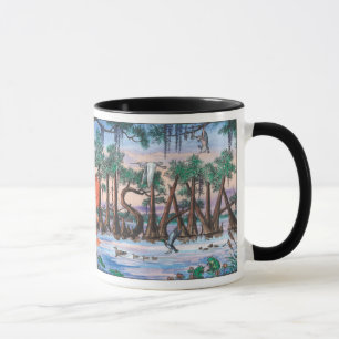 Caneca do paraíso de Louisiana Sportman