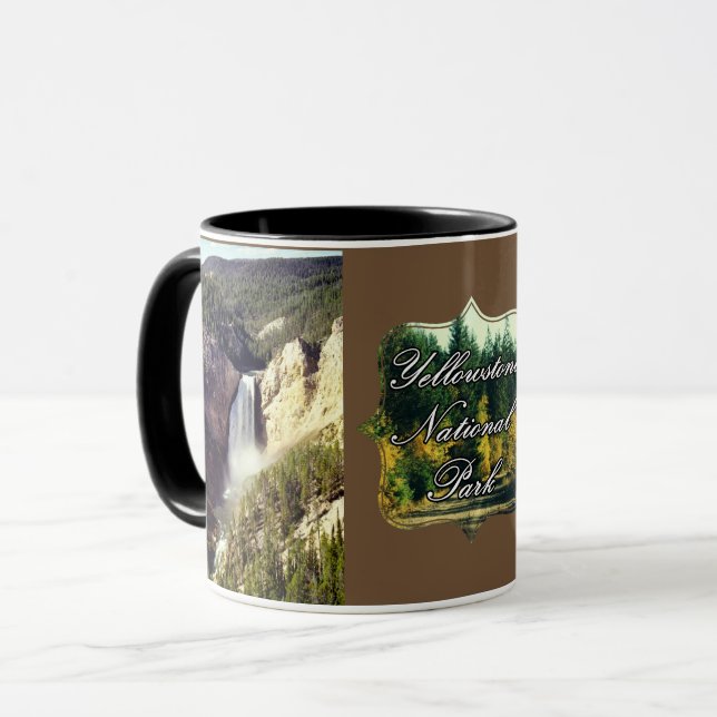 Caneca do parque nacional de Yellowstone (Frente Esquerda)