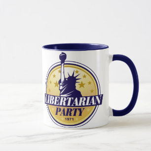 Caneca do partido do libertário