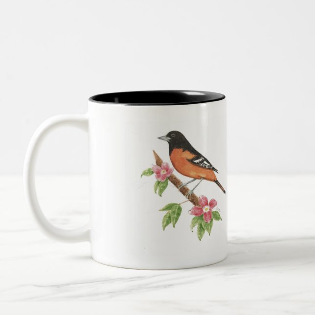 Caneca do pássaro de Baltimore Oriole (Esquerda)