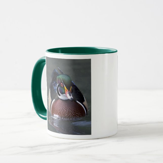 Caneca do Pato-de-madeira Americano (Frente Esquerda)