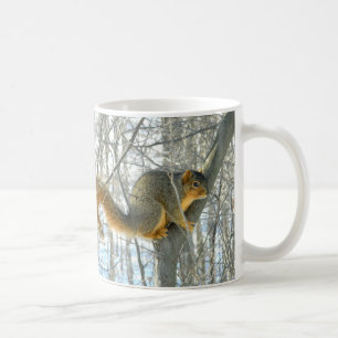 Caneca do perfil do esquilo de Fox (inverno)