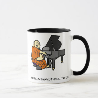 Caneca do piano de Buddha