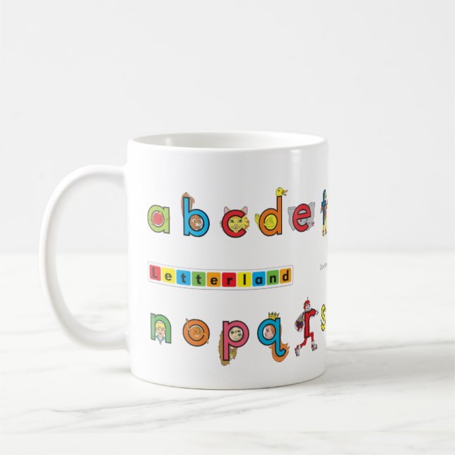 Caneca do pictograma de Letterland | (Esquerda)