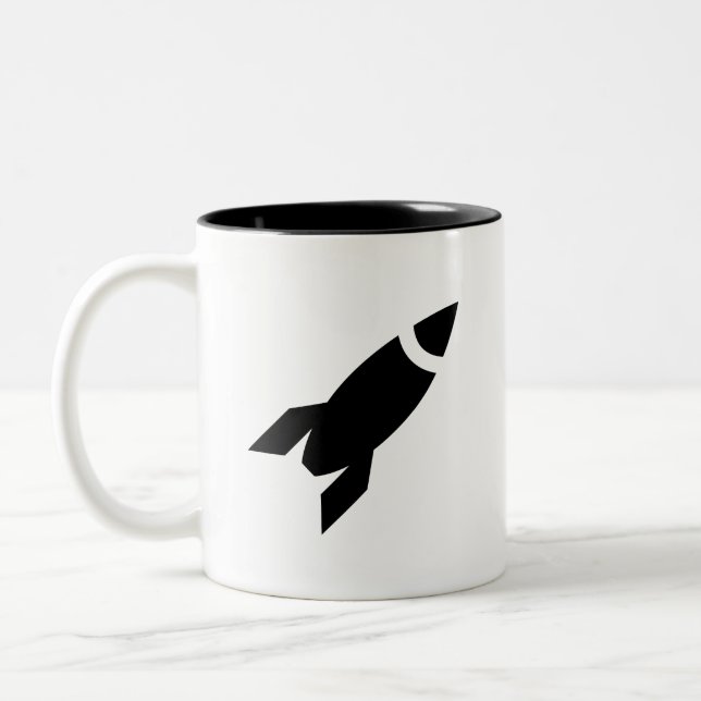Caneca do pictograma de Rocket (Esquerda)